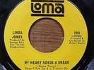 LINDA JONES My Heart Needs A Break RARE LOMA NORTHERN SOUL US 45 7” 