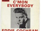 EDDIE COCHRAN UK 7'' EP C'MON EVERYBODY IN VG+/EX-  CON