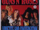 GUNS N' ROSES: Appetite For Conversation LP (UK, green vinyl disc nearly new)
