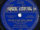 Billie Holiday, I've Got A Date With A Dream, You Can't Be Vocalion 4396 10
