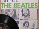 THE BEATLES get back 45 7’’ EP Portugal PS 8E 016 05209