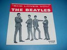 The BEATLES 45 Picture Sleeve ONLY SWAN S-4152 SHE LOVES YOU Paper Cover Only