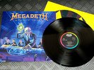 Megadeth 'Rust In Peace' 1st Press EU 1990 Original LP + Inner Rare EX Mustaine