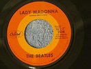 The Beatles-Lady Madonna/Inner Light RARE 45 with Red/Orange Target Label VG++
