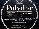 ANDOR FOLDES PIANO    Schumann Variations op.13    12