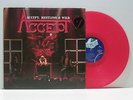 ACCEPT RESTLESS & WILD LP RARE 1983 RED VINYL U.K. IMPORT VG+ JUDAS PRIEST UDO