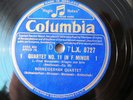 2x 78rpm SCHNEIDERHAN QUARTET plays BEETHOVEN QUARTET NO. 11 - COLUMBIA