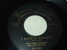 THE FOUR KNIGHTS I Need a Woman/These Things I Hear 45 Rare Doo Wop Souvenir