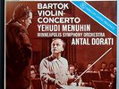 ORIG MERCURY LIVING PRESENCE STEREO AUDIOPHILE LP: BARTOK / MENUHIN / DORATI EXC