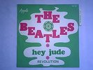 THE BEATLES SP AVEC LANGUETTE  HEY JUDE  APPLE FO 127 JUKE BOX   FRANCE 1968