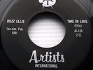 BUZZ ELLIS Two in love Be mine DOOWOP 45 on Artists International M621