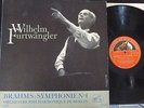 FURTWANGLER / BRAHMS  symp. no 4   / VSM FALP 544