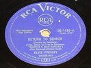 ELVIS PRESLEY 1963 Return To Sender/Where Do You Come From RARE 78 RPM BRAZIL