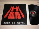 H-BOMB LP - COUP DE METAL / RAVE-ON RECORDS in MINT-