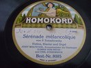 1920s Homokord ed1 RAREST JOSEF WOLFSTHAL: Tchaikovsky: Serenade, Saint-Saens.