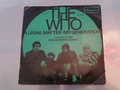 THE WHO- a legal matter/ my generation- RAREST 1966 DUTCH PS 45 EP-- WOW 