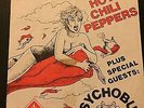 RED HOT CHILI PEPPERS VINTAGE 80'S FLYER POSTER RARE ORIG NOT A COPY PUNK SKATE