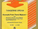 7 45 Tangerine Dream - Excerpts from Force Majeure Rare Promo Single Only RARE