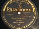 RARE - PARAMOUNT 78 RPM -  BLUES - George Hannah 12788 in EXCELLENT condition