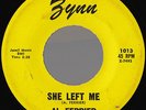 AL FERRIER She Left Me ROCKABILLY SWAMP R&B ROCKER 45 *listen*