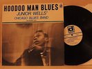 JUNIOR WELLS LP HOODOO MAN BLUES **DELMARK** VG+ NORTH LINCOLN ADDRESS