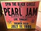 PEARL JAM - Spin The Black Circle LIVE AT SOLDIER FIELD orig 2 LP Green Colored