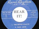 Johnny Tyler HILLBILLY BOPPER EP (Rural Rhythm 509) The Devil's Slate/Bad Luck