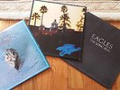 3 EAGLES VINYL LP ALBUMS HOTEL CALIFORNIA, THE LONG RUN, GREATEST HITS '71-'75