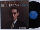BILL EVANS TRIO Portrait In Jazz RIVERSIDE LP VG+