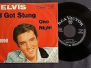 RARE GERMAN 45 OF ELVIS PRESLEY, I GOT STUNG PS WITH 1958 ON COVER