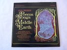 J. R. R. Tolkein Songs and Poems of Middle Earth LP Album