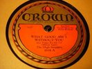 JAZZ HIGH STEPPERS What Good Am I Without You CROWN 3048 V++