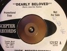 NORTHERN SOUL 45RPM - JACK MONTGOMERY - DEARLY BELOVED - SCEPTER DEMO