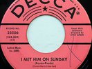 The SHIRELLES 45 I Met Him On A Sunday / My Love..DECCAS label GIRL GROUP mg278