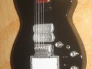 AG038 Miniature guitar Muse * Flat Matte Black