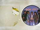 BON JOVI SLIPPERY WHEN WET MERCURY L-26232 Japanese Pressing PICTURE DISC LP