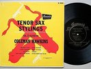COLEMAN HAWKINS   Tenor Sax Stylings V.1   RARE DG 10