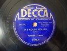 1939 Johnnie Temple If I could Holler / Getting old Blues Decca 7599