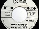 MARV JOHNSON 45 With All That's In Me / Magic Mirror PROMO Northern Soul e5143
