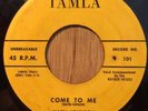 MARV JOHNSON soul doowop 1st motown 45 Come To Me / Whisper   Tamla