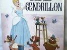 WALT DISNEY PRESENTE  CENDRILLON - FRANCOIS PERRIER -  LP DISQUE-LIVRE