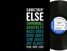 CANNONBALL ADDERLEY, Somethin Else, MILES DAVIS, Blue Note BLP-1595 RVG  EAR 