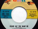 LITTLE ANTHONY & The IMPERIALS 45 Please Say You Want Me END label DOO WOP mg342
