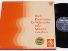 BACH: 6 SUITES FOR SOLO CELLO/GENDRON/PHILIPS 6770 005 3-LP BOX HOLLAND/NM