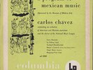 Carlos Chavez Mexican Music Columbia 10 inch LP Warhol cover