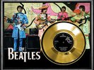 BEATLES - HELLO GOODBYE  - Framed Gold 45rpm Vinyl Record Display