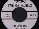 LANCERS: My Little Girl / Alone 45 (plays better, ink re-touched label) rare Ro