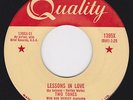 Canada Teen 45 - TWO TONES (Gordon Lightfoot first 45) - Lessons In Love / Sweet