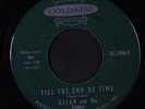 ALLAN & FLAMES: Till The End Of Time / Winter Wonderland 45 Vocal Groups