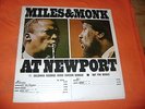 Miles Davis And Thelonious Monk At Newport -Columbia MONO CL 2178- PROMO Jazz LP